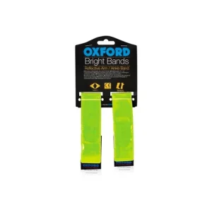 Ověřený reflexní pásky Bright Bands na suchý zip, OXFORD (žlutá fluo, pár)