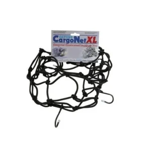 Expresní Doručení pružná zavazadlová síť XL pro motocykly, OXFORD (43 x 43 cm, černá)