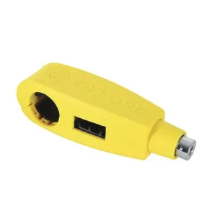 Sleva zámek páčky přední brzdy LeverLock, OXFORD (žlutý)