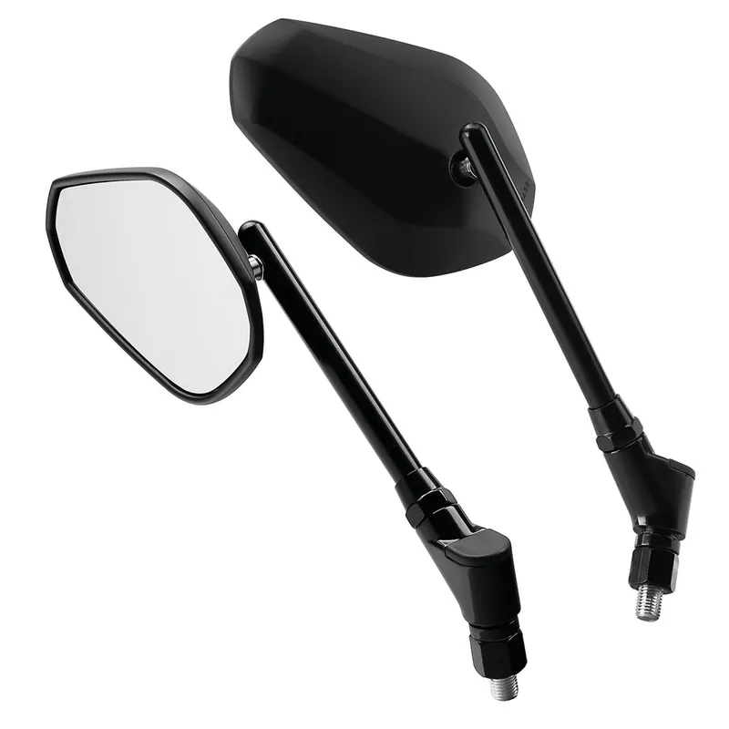 Univerzální zpětná zrcátka pro motocykly (pár), M10×1,25, homologovaná LAMPA Trident 91635 Prémiový