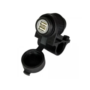 Záruka V Ceně USB zásuvka 5V/2A, 2 vstupy s objímkou pro uchycení k řidítků a trubkám o průměru 22 a 25 mm, OXFORD