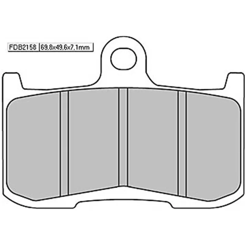 Odeslání Ihned Brzdové destičky FERODO FDB 2158ST 69,8x49,6x7,1mm SUZUKI GSX, TRIUMPH STREET TRIPLE, TIGER, INDIAN CHIEF, CHIEFTAIN, ROADMASTER, SPRINGFIELD, 675-1811 2006-2018