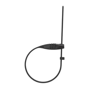 Speciální uzamykatelné stahovací lanko s ocelovým jádrem Combiflex délka kabelu 45cm (černá), ABUS Ruční Výroba