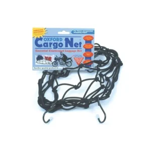 Expresní Doručení pružná zavazadlová síť pro motocykly, OXFORD (30 x 30 cm, černá)
