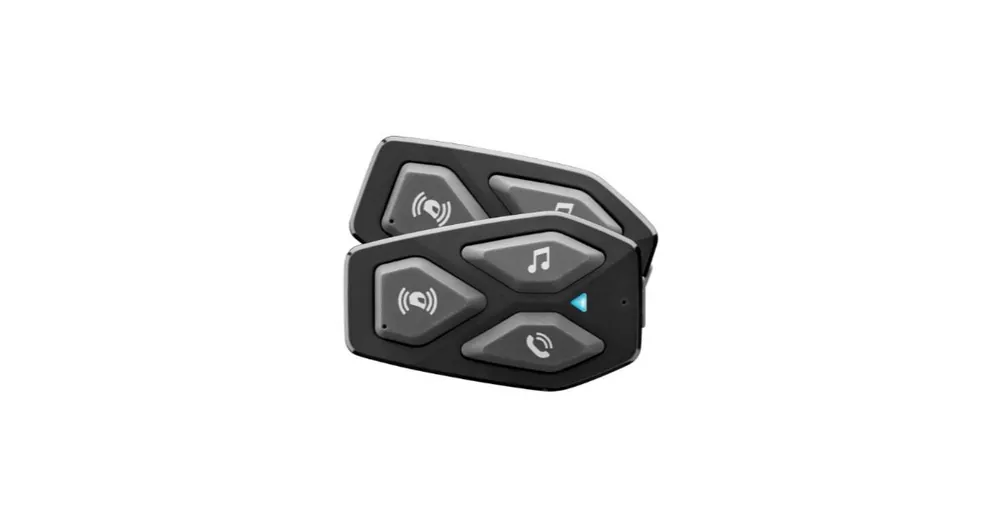 Bluetooth headset pro uzavřené a otevřené přilby INTERPHONE U-COM3 (Twin Pack) Vrácení Zdarma
