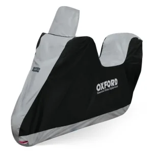 plachta na motorku Aquatex Highscreen Scooter provedení pro vysoké plexi, OXFORD (černá/stříbrná, uni velikost) Nejlepší Volba