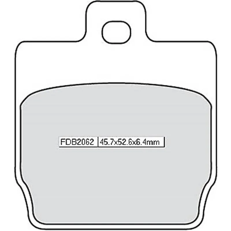 Brzdové destičky FERODO FDB 2062AG 45,7x52,6x6,4mm Omezená Nabídka