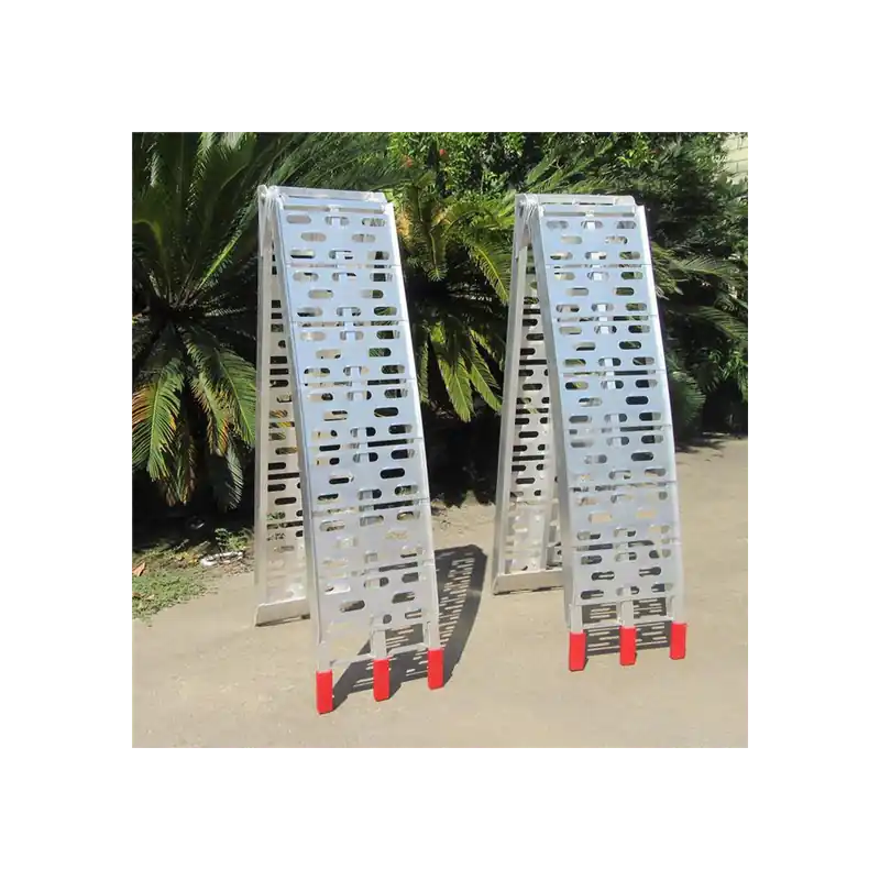 Nájezdová rampa pro motorky a čtyřkolky MOTION STUFF STR1001 Hliník (227x28x5cm) 340kg Ruční Výroba