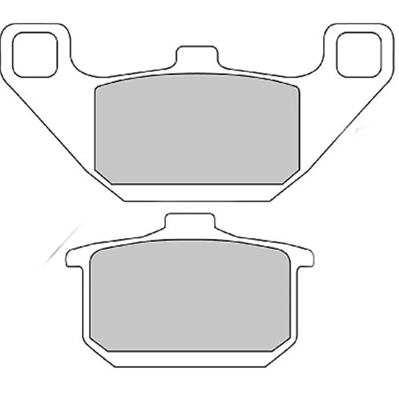 Brzdové destičky FERODO FDB339PR 111x51x9,4mm KAWASAKI EL, EN, GPZ, GTR, VN, Z, ZL, ZX 250-1500 1983-2000 Nová Kolekce