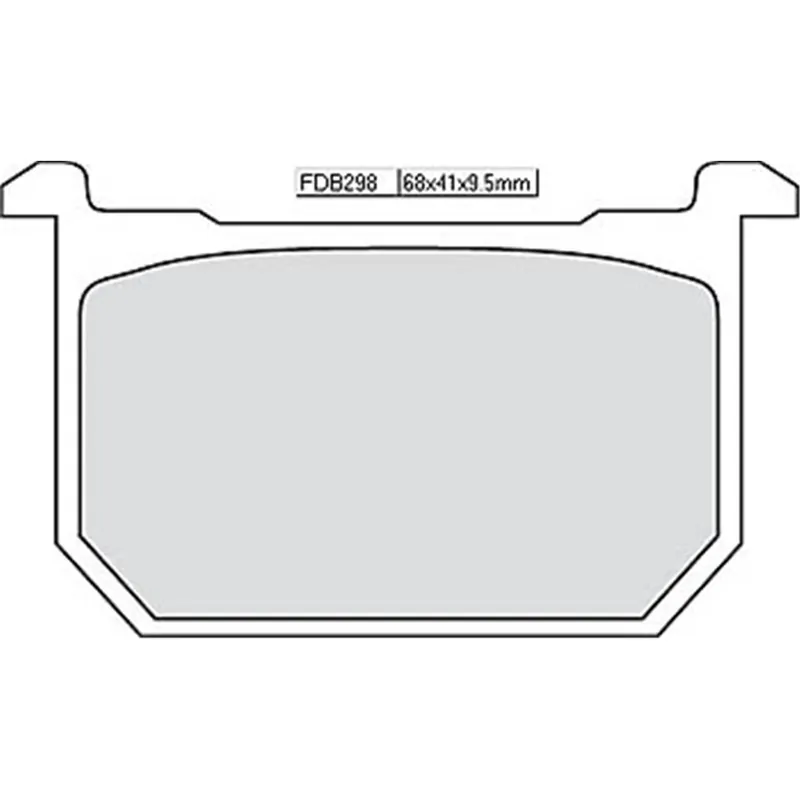 Brzdové destičky FERODO FDB 298P 68x41x9,6mm KAWASAKI Z 250-1100 1980-1984 Sezónní Sleva