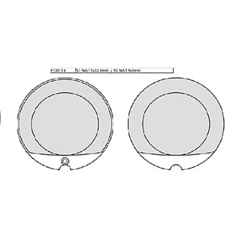 Limitovaná Edice Brzdové destičky FERODO FDB119P