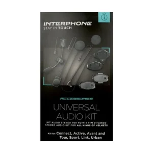 Náhradní HD audiokit INTERPHONE s plochým mikrofonem pro TOUR, ACTIVE, CONNECT Prémiový