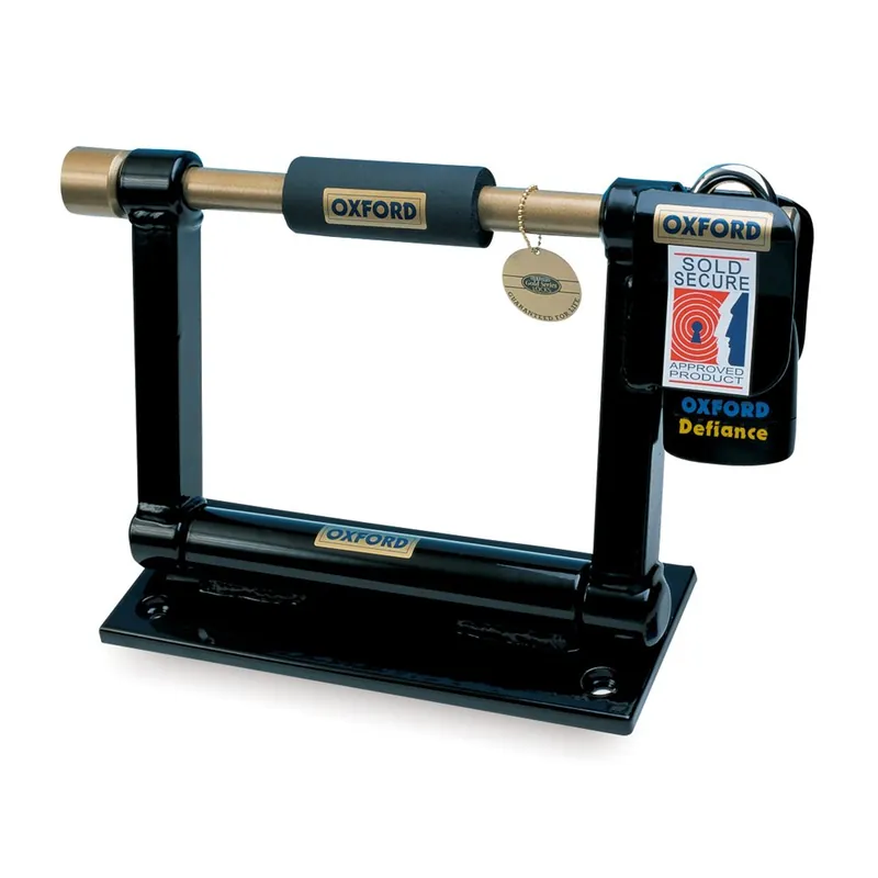 Výhodná Nabídka Velice pevná kotva na uzamčení motocyklu OXFORD OF443 v ceně řetěz NEMESIS