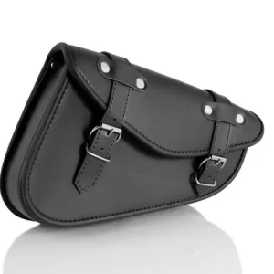 Kožená sedlová brašna CUSTOMACCES DETROIT AP0002N černý pravý Speciální Cena