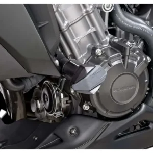 Pádové protektory rámu PUIG R12 7057N černý s šedou gumou Záruka V Ceně