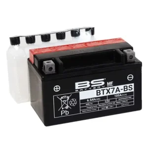 Bezúdržbová motocyklová baterie BS-BATTERY BTX7A-BS (YTX7A-BS) Značkový