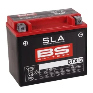 Továrně aktivovaná motocyklová baterie BS-BATTERY BTX12 (FA) (YTX12 (FA)) SLA Bezpečná Platba