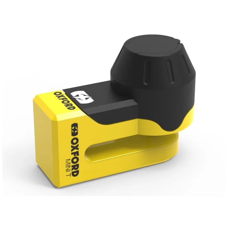 Zámek kotoučové brzdy Mini T, OXFORD (žlutý) Rychlé Dodání