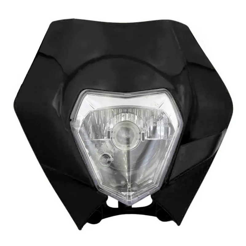 Garance Vrácení Peněz Univerzální přední světlo pro motorku  style KTM černá