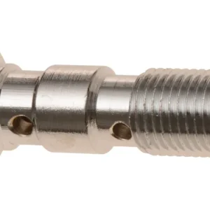 průtokový šroub dvojitý M10 x 1 mm (pochromovaná ocel) Omezená Nabídka