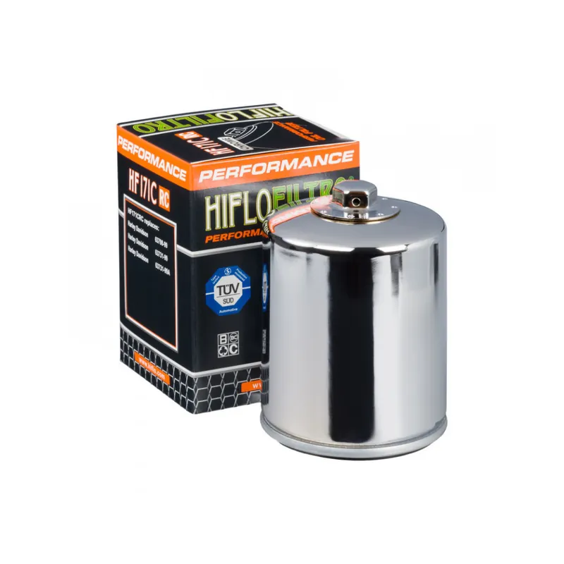 Olejový filtr HIFLOFILTRO HF170CRC Racing chrom Cenová Bomba