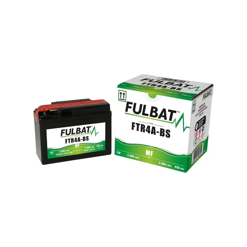 Bezúdržbová motocyklová baterie FULBAT FTR4A-BS (YTR4A-BS) Super Cena