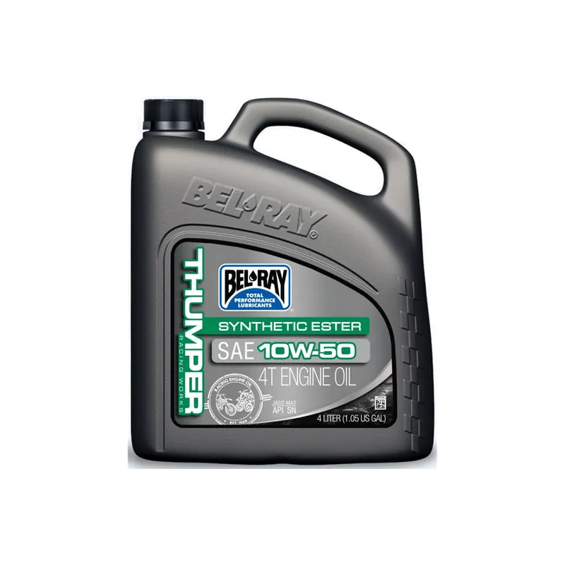 Celosvětová Doprava Motorový olej Bel-Ray THUMPER RACING WORKS SYNTHETIC ESTER 4T 10W-50 4 l