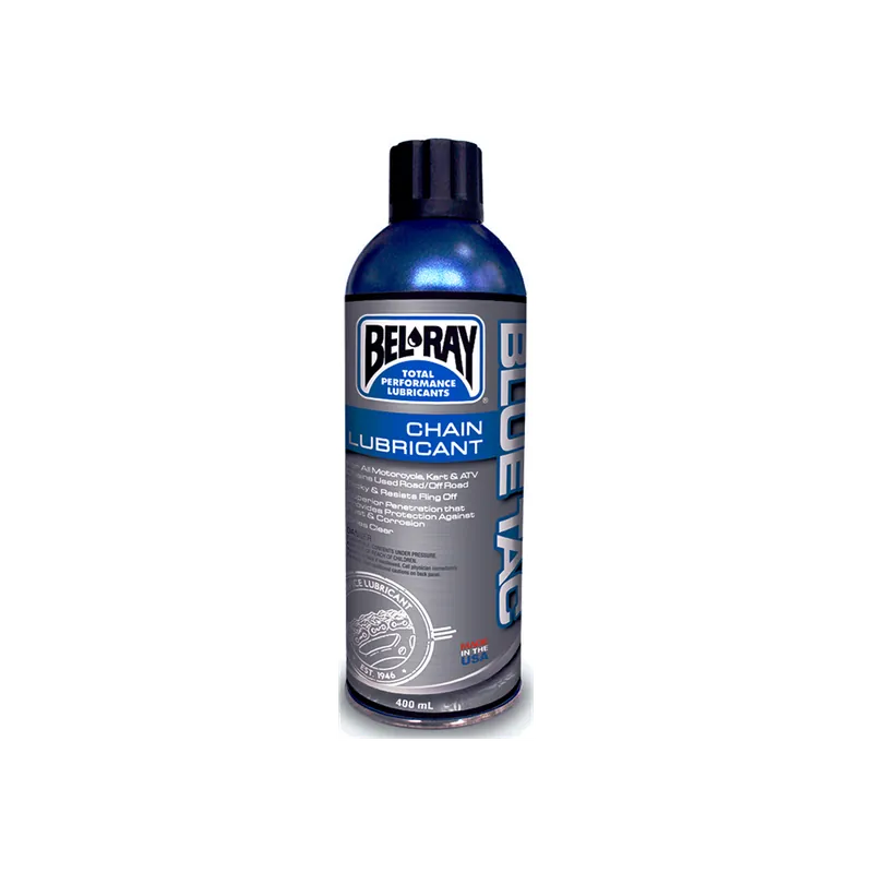 Vrácení Zdarma Mazivo na řetěz Bel-Ray BLUE TAC CHAIN LUBRICANT (400ml sprej)