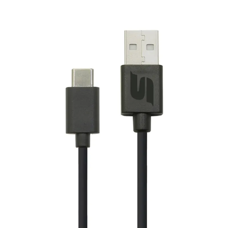Garance Vrácení Peněz nabíjecí datový kabel s konektory USB-A a USB-C 29cm černý