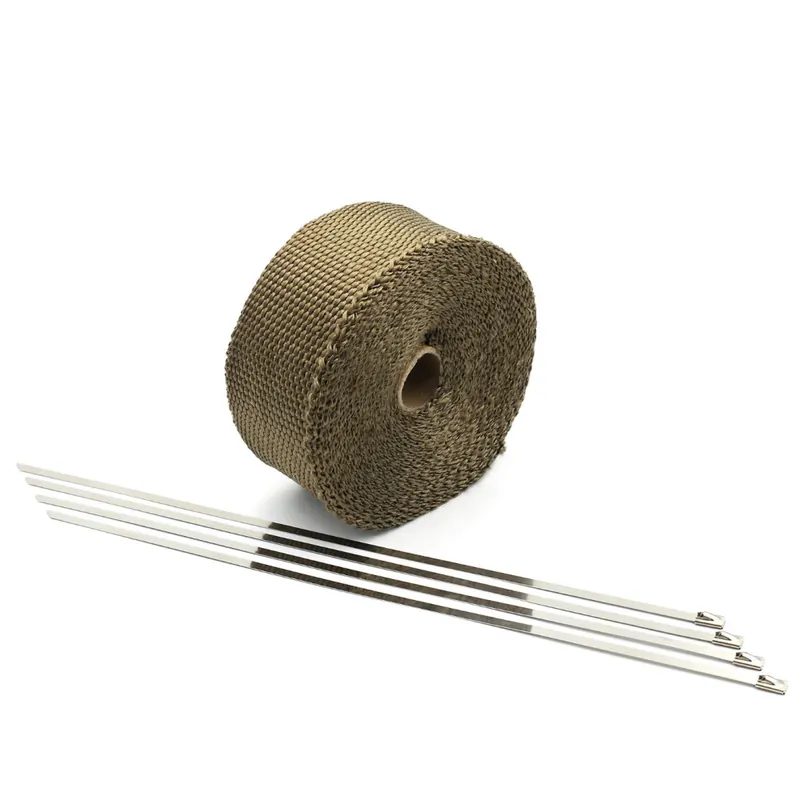 Dokud Zásoby Vydrží Žáruvzdorná omotávka výfukových svodů 10m bronzová