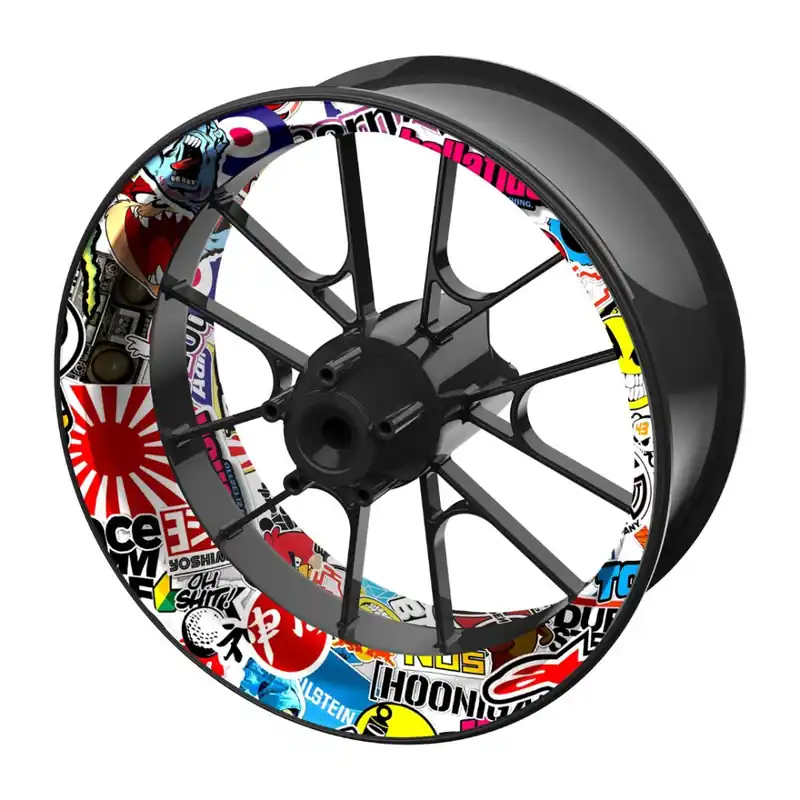 jednodílné polepy na kola STICKER Nová Kolekce