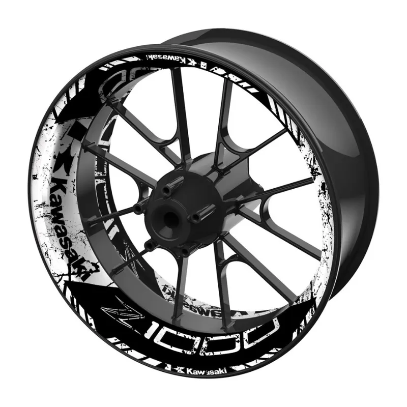 Levný jednodílné polepy na kola KAWASAKI Z1000