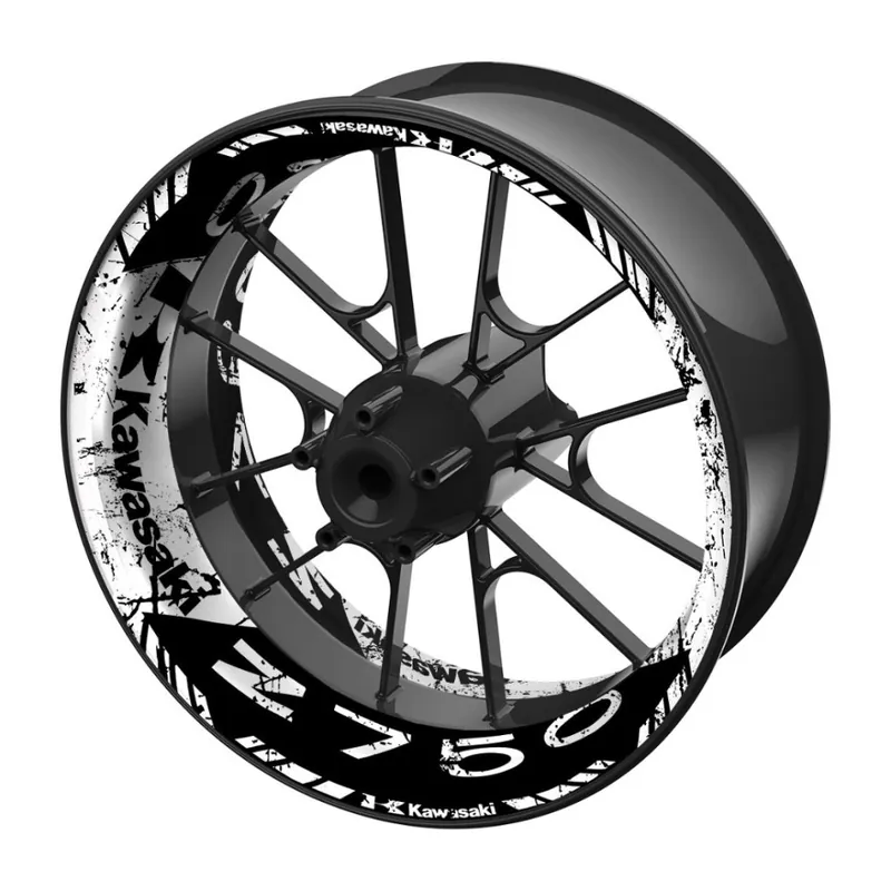 jednodílné polepy na kola KAWASAKI Z750 Autentický