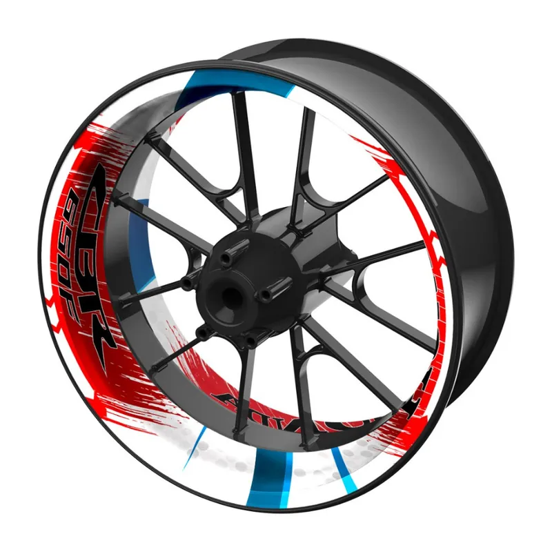 jednodílné polepy na kola HONDA CBR 650F Trikolóra Přímo Od Výrobce