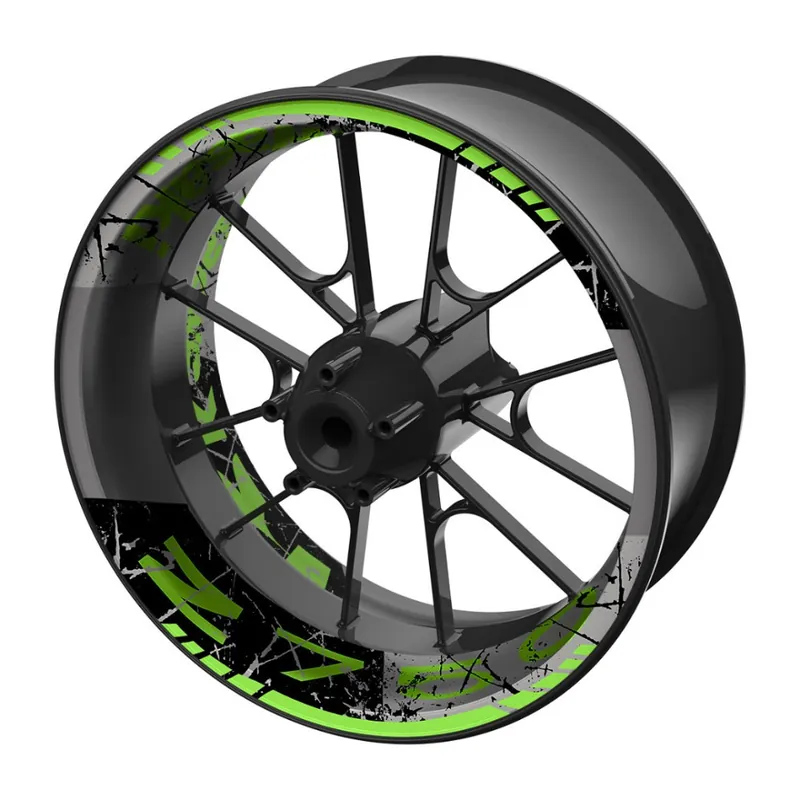 jednodílné polepy na kola KAWASAKI Z750 Prémiový