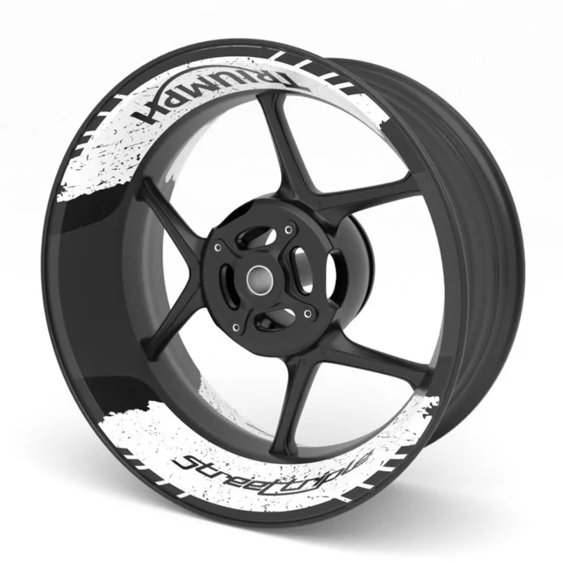 Speciální Cena dvoudílné polepy na kola TRIUMPH STREET TRIPLE