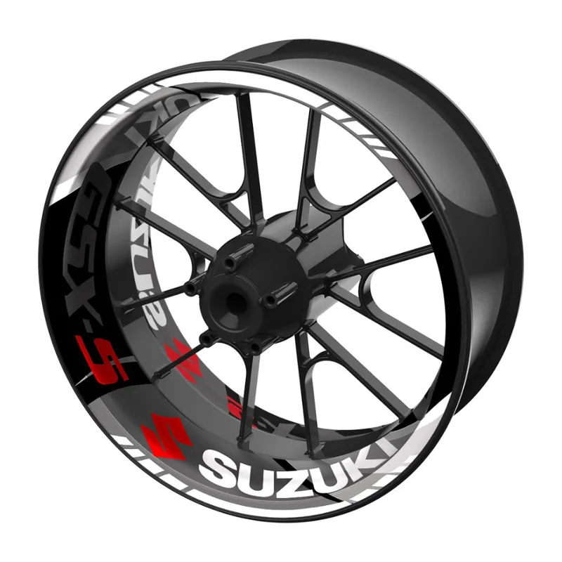 Nízká Cena jednodílné polepy na kola SUZUKI GSX-S