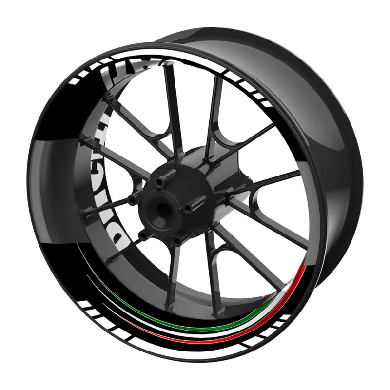 Cenová Bomba dvoudílné polepy na kola DUCATI