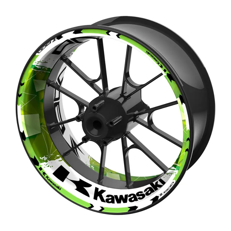 jednodílné polepy na kola KAWASAKI Z800 Triangle Light Nová Kolekce