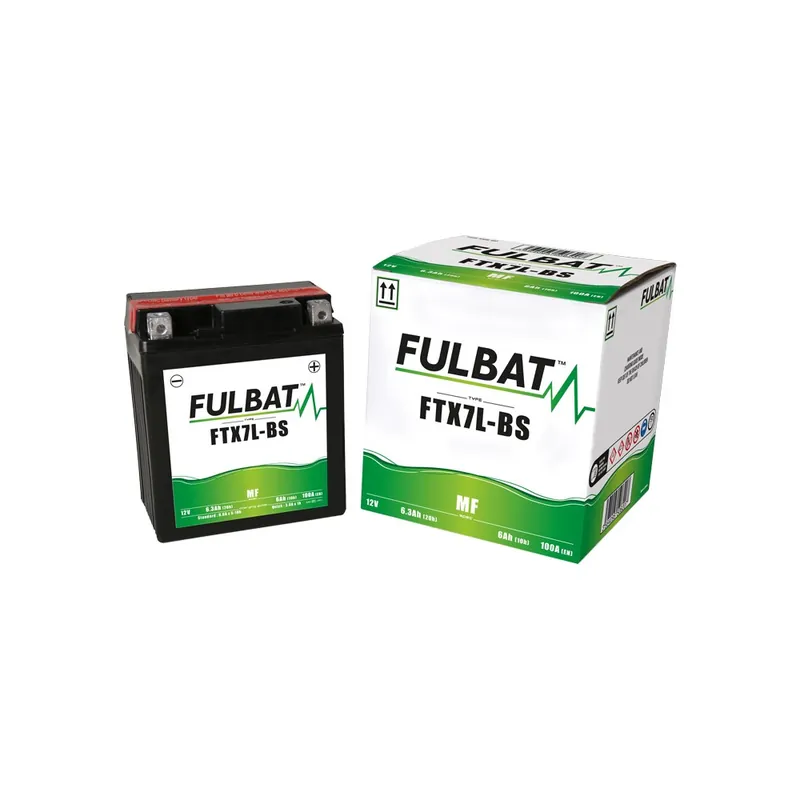 Bezúdržbová motocyklová baterie FULBAT FTX7L-BS (YTX7L-BS) Tovární Cena