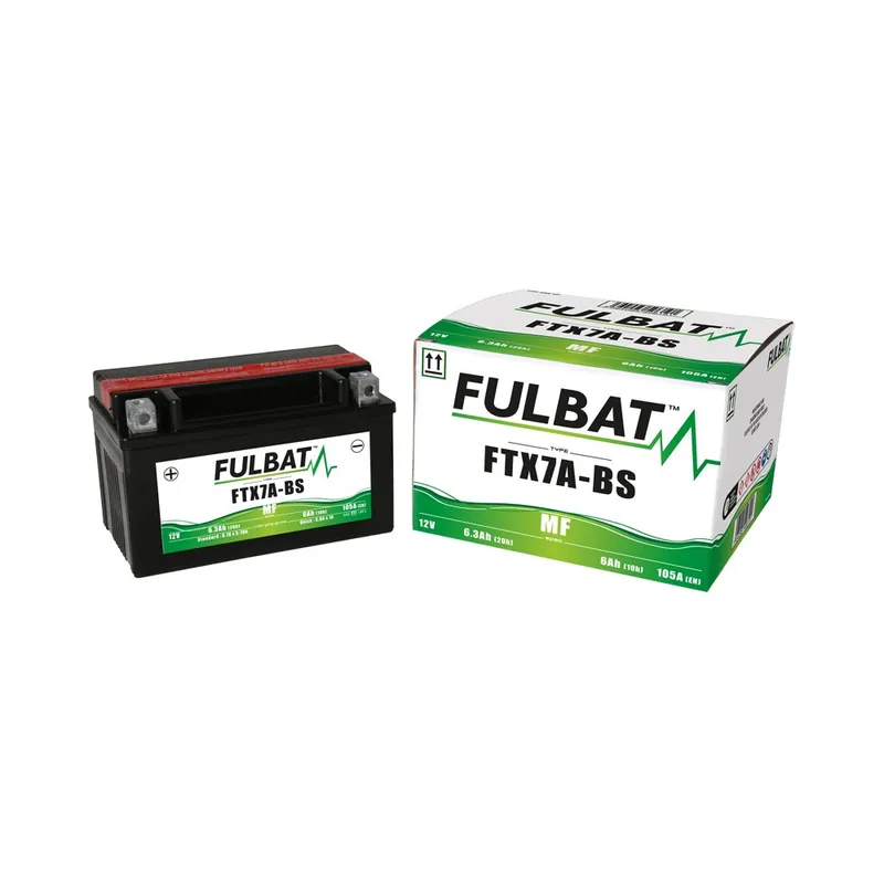 Bezúdržbová motocyklová baterie FULBAT FTX7A-BS (YTX7A-BS) Trendový
