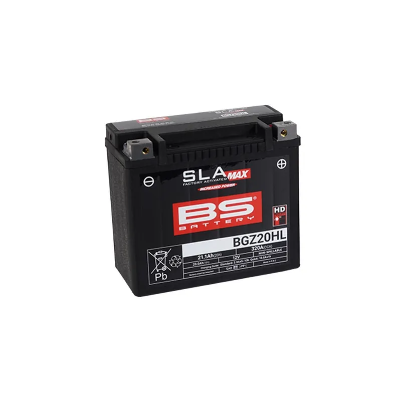 Cenový Hit Továrně aktivovaná motocyklová baterie BS-BATTERY BGZ20HL SLA MAX