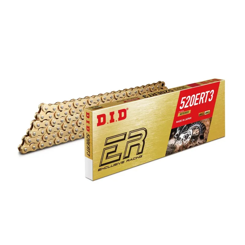 Ihned K Objednání Motokrosový řetěz D.I.D Chain 520ER-T3 SDH 116 L Zlatá/Zlatá