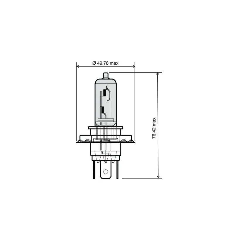 Vrácení Zdarma Lamp RMS 246510052 H4 12V 60/55W blue (10pcs)