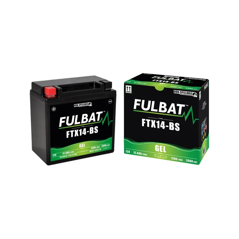 Gelová baterie FULBAT FTX14-BS GEL (YTX14-BS GEL) Tovární Cena