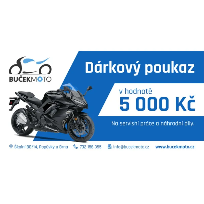 Dárkový poukaz 5000,- Značkový