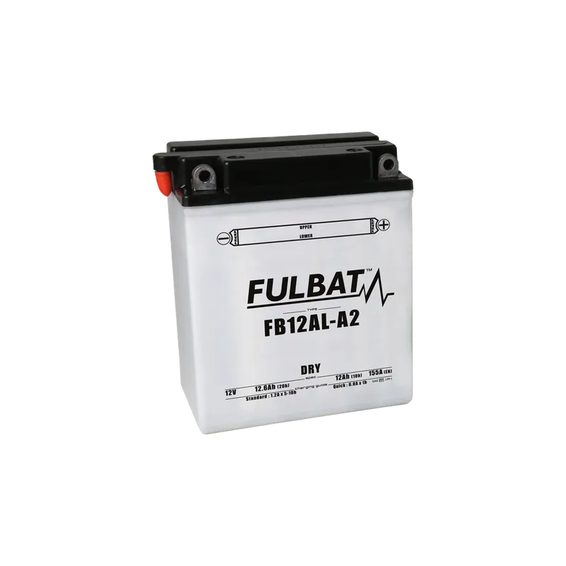 Konvenční motocyklová baterie FULBAT FB12AL-A2  (YB12AL-A2) Včetně balení kyseliny Profesionální