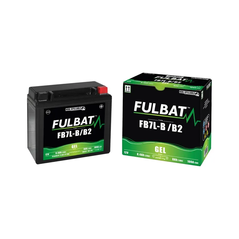 Exkluzivní Gelová baterie FULBAT FB7L-B/B2 GEL (YB7L-B/B2 GEL)