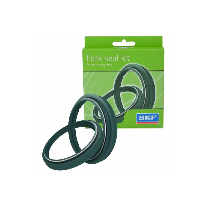 Akční Nabídka Simering + prachovka do př. vidlice (43 x 55,1 x 9 mm, Öhlins 43 mm), SKF (zelené)