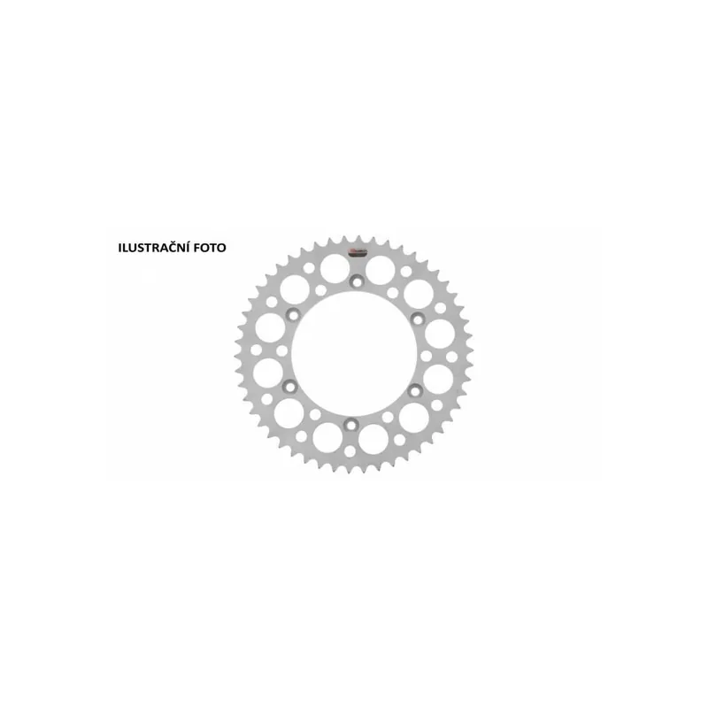 Garance Vrácení Peněz Duralová rozeta pro sekundární řetězy typu 520, Q-TECH (stříbrný elox, 50 zubů)